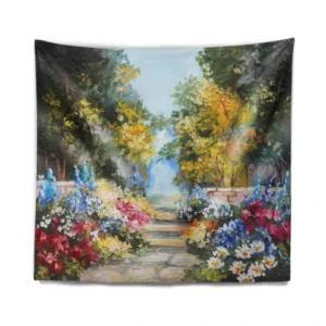 Custom Size LOGO Home Decoration Wall Hanging Tapestry Hanging Picture Cotton Printed Decorative Canvas