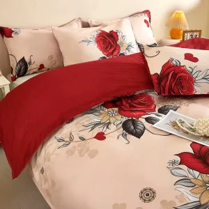 Custom Size Newly Wedding Bedding Set 4-Piece Hotel Quality Home Textile Linens for Home & Hotel Use