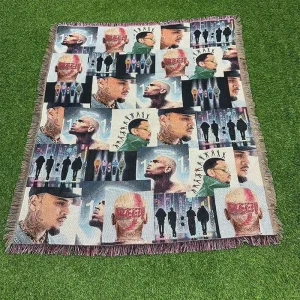 Custom Size Woven Tapestry Blanket