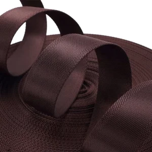 Custom Sizes 2cm 2.5cm 3cm Polyester Ribbon Polyester Imitation Nylon Backpack Webbing Strap