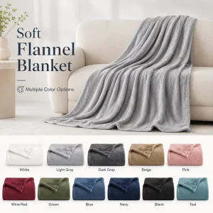 Custom Soft Flannel Fleece Blanket Plush Microfiber Throw Blanket Warm Sofa Bed Travel Blanket OEM ODM Home Textile