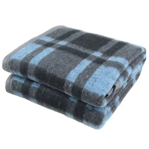 Custom Soft Heavy Green Color Heavy Wool Blanket