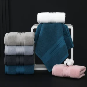 Custom Soft Luxury Gift Hand Face Towel Eco Friendly Antimicrobial Highly Absorbent 35*75cm Towels 100%
