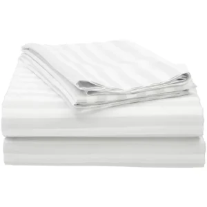 Custom Solid Bamboo 4-Piece Luxury Cooling Fitted Bed Sheet Set Floral Leaf Pattern King Size Cotton Sheets for Home Hotel Use