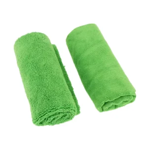 Custom Square 40*40 Microfiber Car Cleaning Towels Woven Wipes with Long Short Piles Absorbent Cloths Microfiber Car Towels