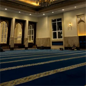Custom Square Islamic Prayer Rug Polypropylene Fire Rated Flame Retardant Home Muslim Prayer Mat Bulk Sajadah Ramadan