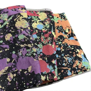 Custom Stain Resistant Jacquard Woven Polyester Cotton Fabric for Boys and Girls Home Textiles