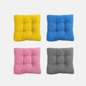 Custom Striped Pattern U Shape 100% Cotton Waterproof Outdoor Decorative Cushion Seat Pillow for Chair Sleeping Camping