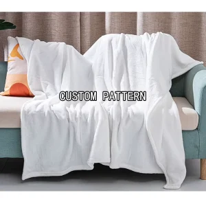 Custom Sublimated Flannel Fleece Tapestry Anime Design Baby Cover Blanket
