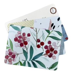 Custom Sublimation MDF Dining Table Mats Placemat Set Classic Style with Custom Color Option Blank Sublimation