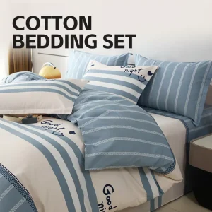 Custom Super Soft 4 Pcs Bedding Duvet Cover Sets 100% Cotton Bedding Set Queen Size Twin Size Full Sheets Sets Luxury