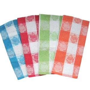 Custom Super Soft High Quality Microfiber Fabric Cleaning Dish Cloth Kitchen Towels and Tea Towel