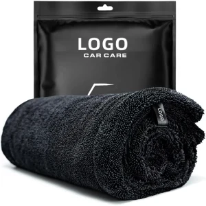 Custom Superfine Fiber Braid Car Wash Thickened Super Absorbent Eco Friendly Multi functional Microfiber Twisted Loop Car Towel