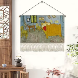 Custom Tapestry Wall Hanging Impressionist Art Decor Factory Direct Supply