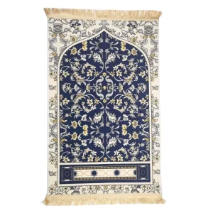 Custom Thick Short Plush 3D Printed Soft Non Slip Flannel Islamic Prayer Rug