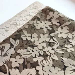 Custom Thin Floral Dress Lace Fabric