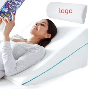 Custom Three in One Adjustable Bed Wedge Pillow for Sleeping Memory Foam Pillow for Back Support with Head Pillow