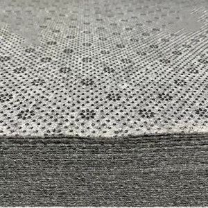 Custom Twill Polyester Rug Pad Waterproof Breathable Carpet Secondary Backing Cloth Dots Final Backing Fabric