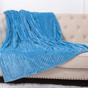 Custom USB 120V Soft Flannel Electric Heated Blanket with Temperature Control Heating Protection Europe Style for Home Office
