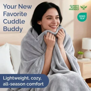 Custom Ultra Soft Throw Size Warm Breathable Flannel Fleece Luxury Lightweight Throw Blanket for Couch Bed Chair Thick