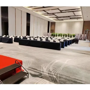Custom Wall to Wall Hotel Carpet 100% Nylon Heavy Traffic Suitable for 5 Star Hotel Lobby Corridor and Guest Room Flooring Rug