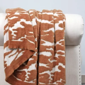 Custom Warm 100% Polyester Sofa Bed Blanket Soft and Cozy Blanket Throw