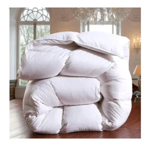 Custom Warm and Comfortable Down Feather Comforter Down Quilted Comforter Edredon King White Bed Down Comforter