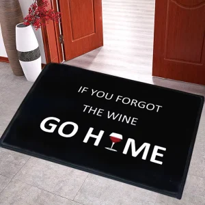 Custom Washable Black Rugs Soft Non slip Welcome Mats Absorbent Bath Door Mat