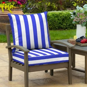 Custom Waterproof Anti UV Outdoor Patio Furniture Chair Seat Cushions Deep Seating Sofa Chair Foam Cushion