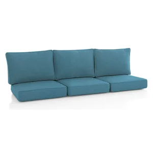 Custom Waterproof Materials Durable Polyester Fabric Patios Outdoor Chair Cushions with Anti-slip Function