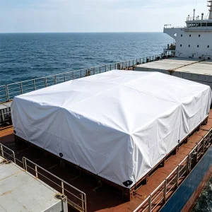 Custom Waterproof Woven Ripstop PE Coated Tarpaulin Fabric Cover for Trucks and Cars