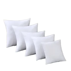 Custom White Polyester Cover Reading & Bed Rest Pillows Soft Comfortable Polyester Filling for Home & Hotel Use