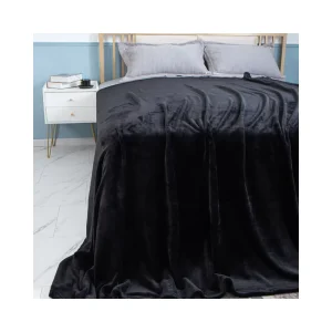 Custom Winter Bed Throw Sheets Super Soft Warm Solid Coral Fleece Blanket 100% Polyester for Travel and Sleep Gift