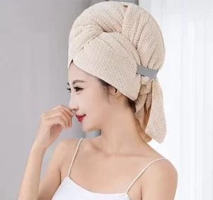 Custom Women Hair Turban Towel Microfiber Hair Towel Turban Microfiber Quick Dry Hair Drying Towels