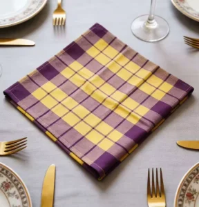 Custom Woven 100% Cotton Absorbent Tea Towel for Kitchen Cleaning