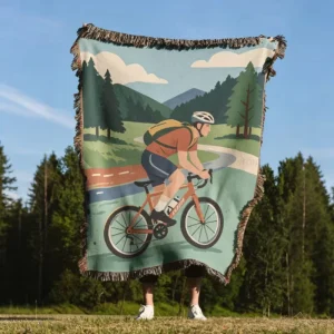 Custom Woven Blanket Manufacturer Personalized Jacquard Weaving for Interior Decoration