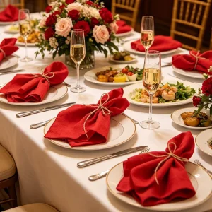 Custom Woven Cloth Napkins Square Dinner Napkins for Home Wedding Party Fine Dining Table Decor & Tableware Supplies