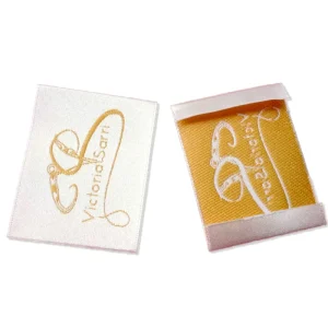 Custom Woven Clothing Labels Eco Friendly End Premium Material HD Embroidery B2B Custom Logo Size Factory Direct Fast Sampling
