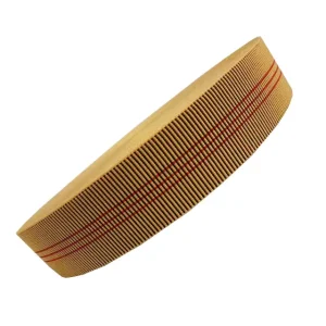 Custom Woven Elastic Sofa Webbing Straps 50mm Yellow Eco-Friendly