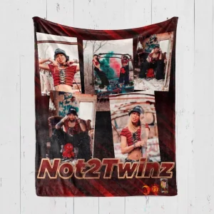 Custom Woven Fleece Blanket for Winter Plain Style with Your Own Design and Logo