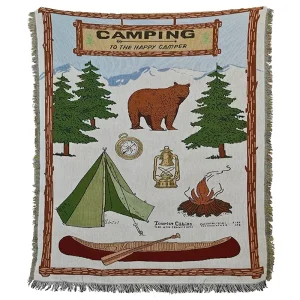 Custom Woven Tapestry Blanket Durable Modern Style with Vintage Pattern Various Promotional Uses