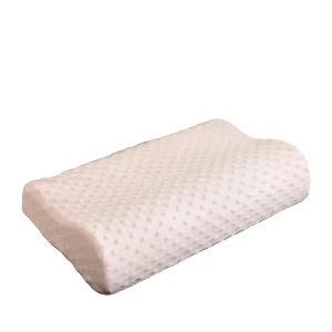 Custom Zero Pressure Pink Bubble Fabric Deep Sleep Pillows Ergonomic Memory Foam Massage Neck Pillows