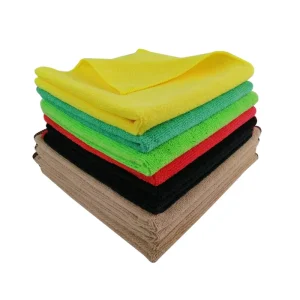 Custom logo Car Towel for Car Wash Thicken Plush with Edge Microfiber Car Cleaning Cloth