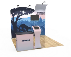 Custom logo Exhibit Stand Booth 10*10 Trade Show Fair Booth