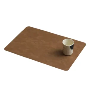 Custom logo High Quality PVC Placement Mats Placemat Waterproof Table Mat Set with Logo Handmade Home Textiles