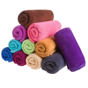 Custom logo Microfiber Hair Towel Super Absorbent Quick Dry Salon Towel Hair Wrap Hair Dry Towel