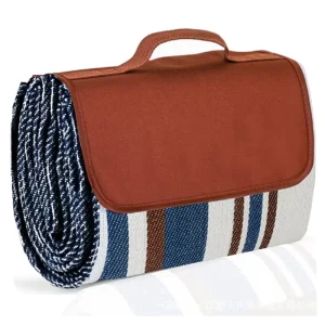 Custom logo Outdoor Picnic Blanket Mat Extra Large Waterproof Sand Proof Blanket for Beach Camping on Grass