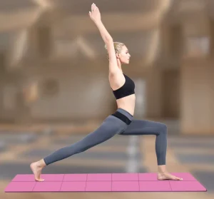 Custom logo Spot Foldable Yoga Mats Gym Accessories for Women Anti Slip and Thickened Pilates Accessories