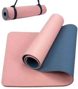 Custom logo TPE Yoga Mat Gym Organic Exercise Fitness 70×24 Inch Earth Yoga Mat