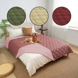 Custom made Dog Accessories Anti slip Faux Fur Calming Waterproof Hundebett Pet Sofa Bed Cover Dog Blanket & Throws